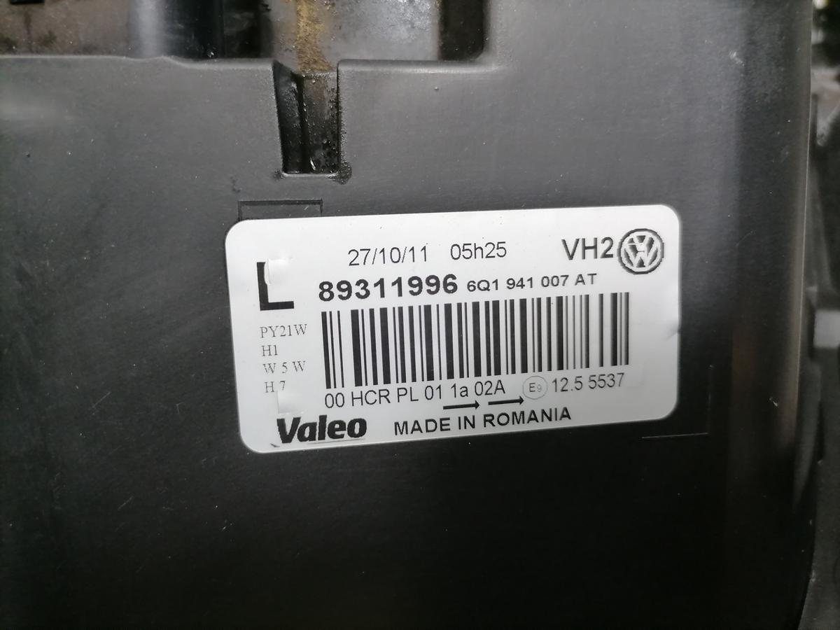 VW Polo 9N3 original Scheinwerfer vorn links Halogen Bj.2005